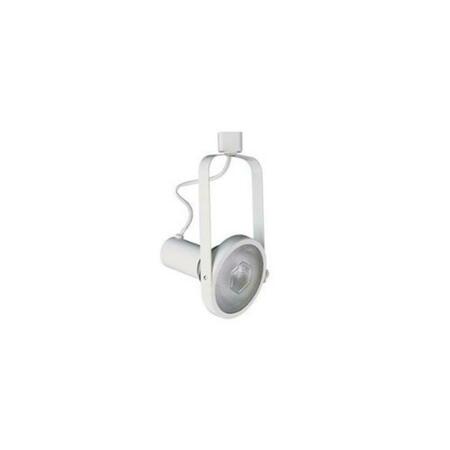 RADIANT 2-Wire Connection Gimbal Linear Track Lighting Head - White RA49363